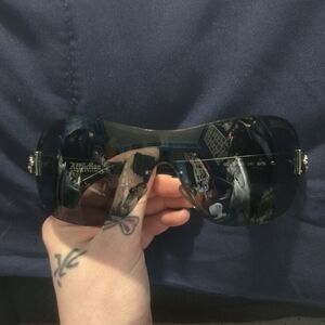 ♡Affliction Black Sunglasses